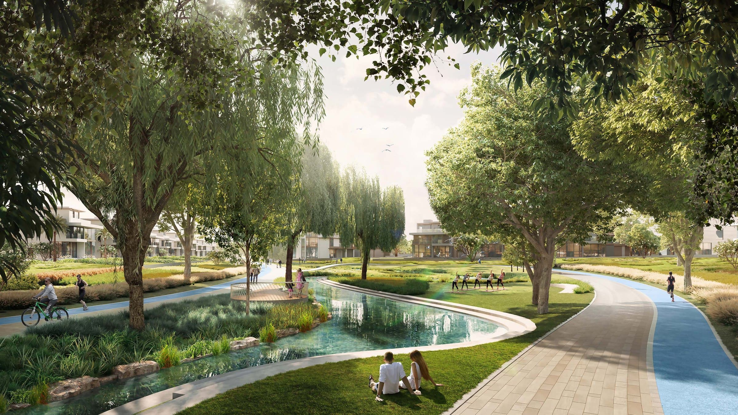 Nad Al Sheba Gardens — The yoga lawn